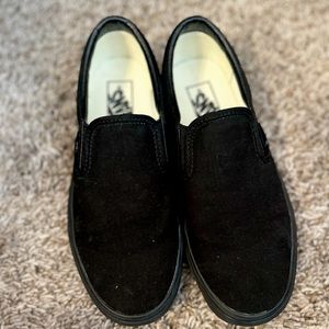Black Vans - worn once